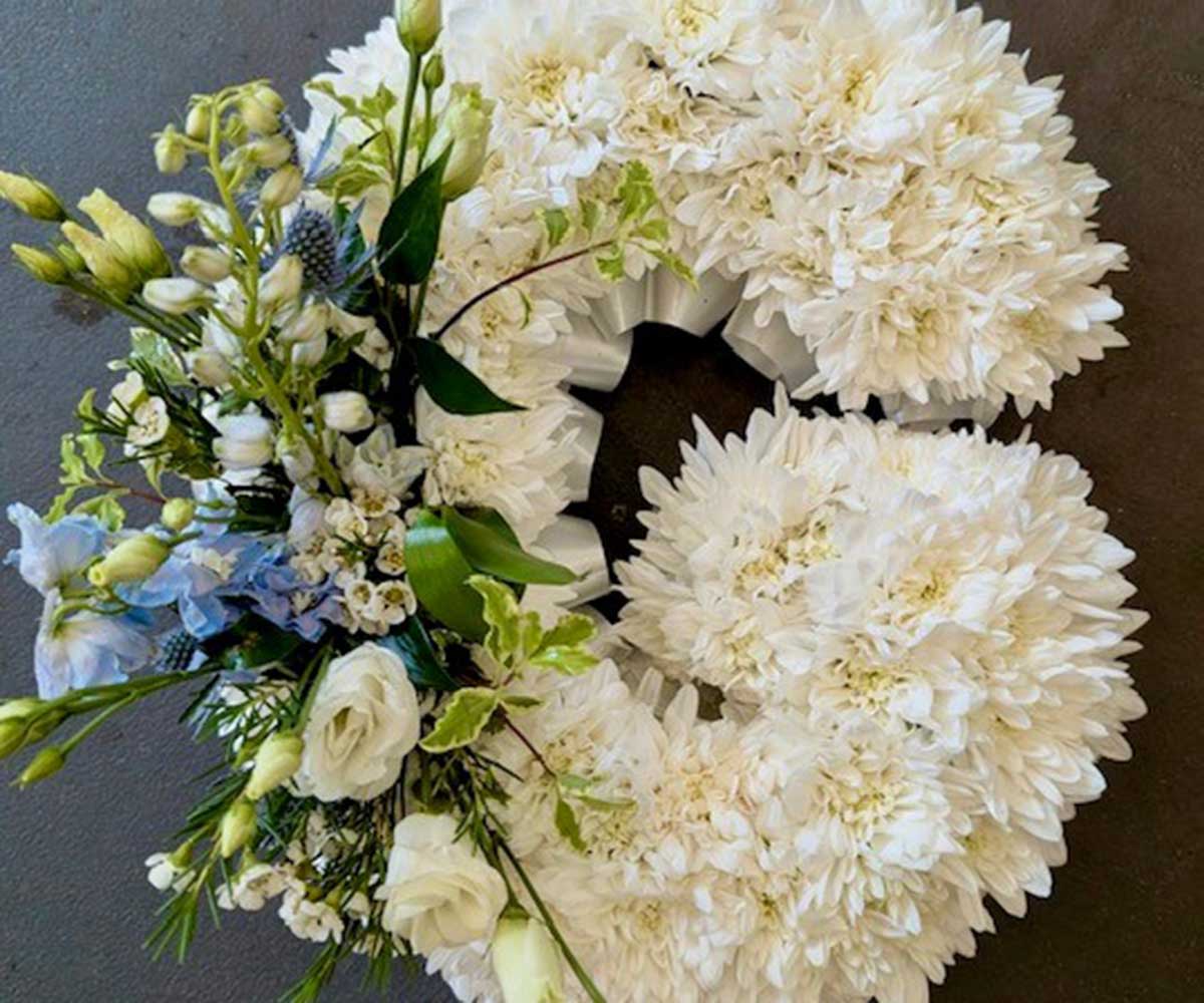 Funeral flowers by Petals Flowers