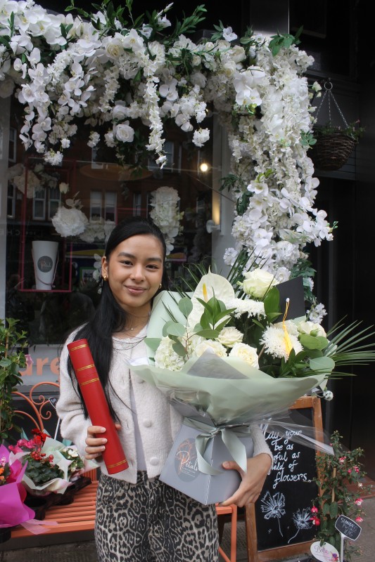 Neutral Graduation Bouquet