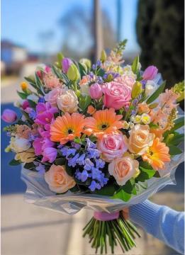 Peach Blossom Luxury Bouquet