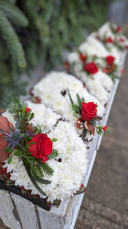 Personalised Floral Letter Tribute