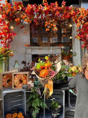 Autumn arrives at Petals Flowers, Glasgow